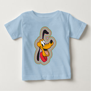 Pluto Retro Radiant Pop Art Baby T-Shirt