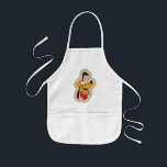 Pluto Retro Radiant Pop Art Kids Apron<br><div class="desc">Add a burst of energy and color to your world with this vibrant, multi-layered graphic! Featuring a joyful Pluto surrounded by a mesmerizing rainbow of radiating outlines, this design perfectly blends classic animation charm with a bold, 70s-inspired psychedelic aesthetic. The concentric rings of electric blue, bright pink, sunny yellow, and...</div>