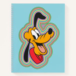 Pluto Retro Radiant Pop Art Notebook
