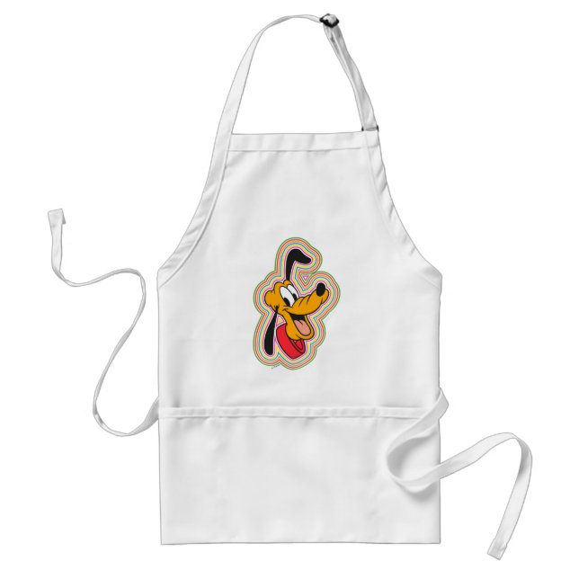 Pluto Retro Radiant Pop Art Standard Apron (Front)
