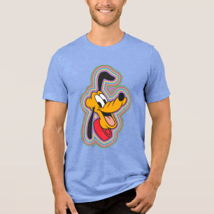 Pluto Retro Radiant Pop Art Tri-Blend Shirt