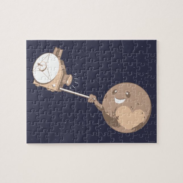 Pluto Selfie Jigsaw Puzzle (Horizontal)