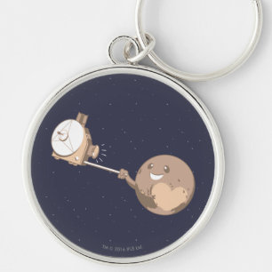 Pluto Selfie Keychain