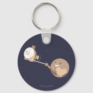 Pluto Selfie Keychain