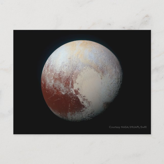 Pluto - The Largest Dwarf Planet Postcards (Front)
