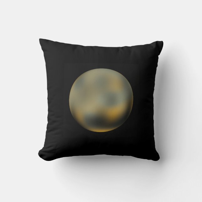 Pluto Throw Pillow (Front)