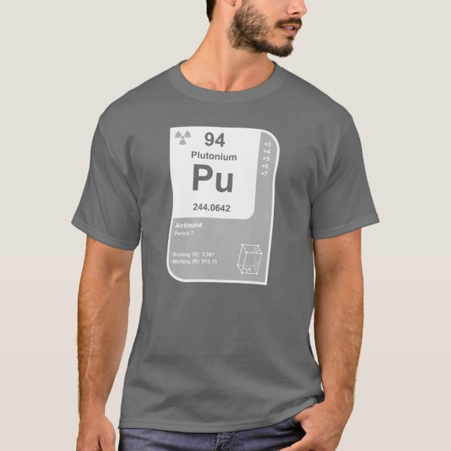 Plutonium (Pu) T-Shirt (Front)