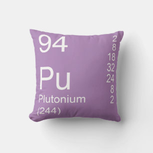 Plutonium Throw Pillow