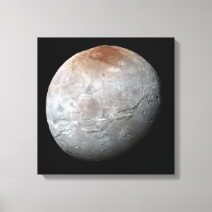 Pluto's Largest Moon: Charon Canvas Print
