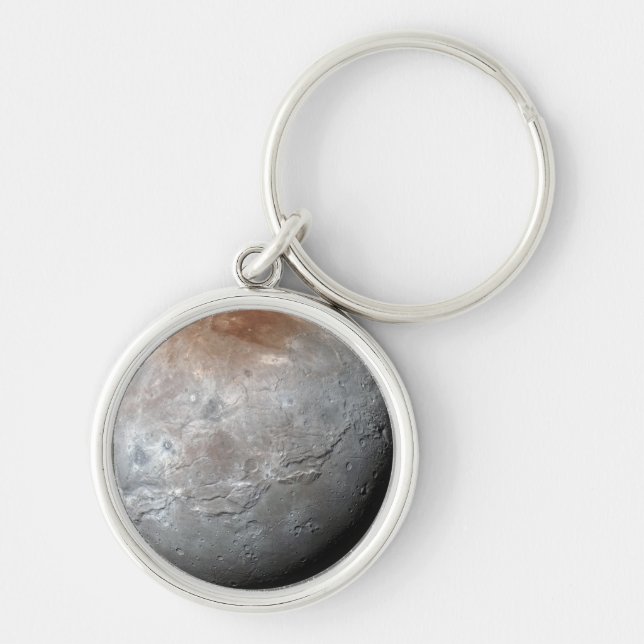Pluto's Largest Moon: Charon Keychain (Front)
