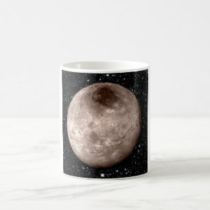PLUTO'S MOON CHARON star background (solar system) Coffee Mug