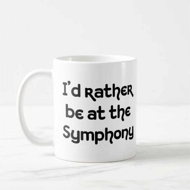 plutôt à la tasse à café symphonique (Gauche)