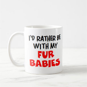 plutôt être avec des bébés à fourrure tasse de caf
