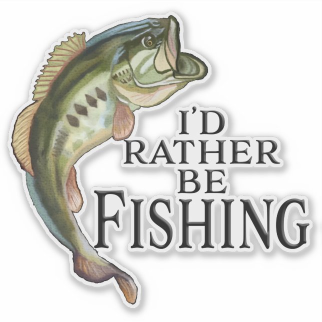 Plutôt être Sticker de pêche (Devant)