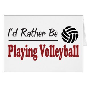 Plutôt joue au volleyball