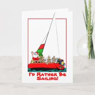 Plutôt naviguer Carte de voeux de Noël