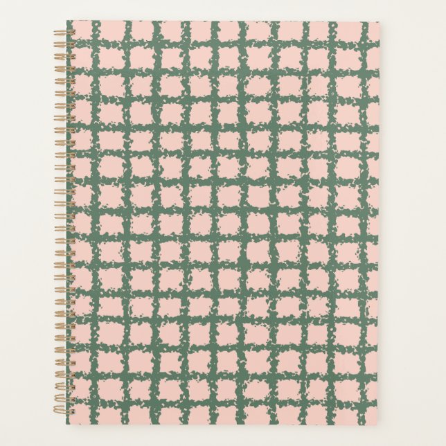 Plutôt Vert foncé Pastel rose Motif (Devant)