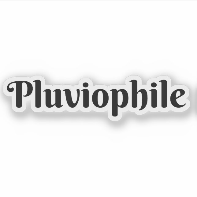 Pluviophile (black) (Front)