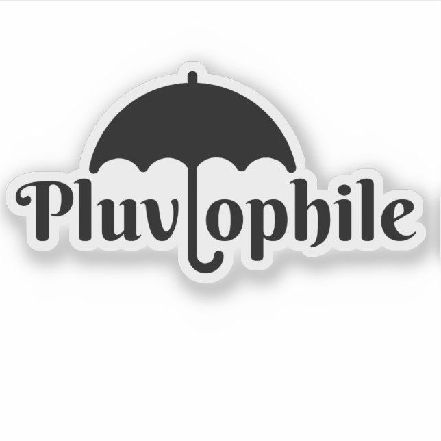 Pluviophile - v2 (black) (Front)