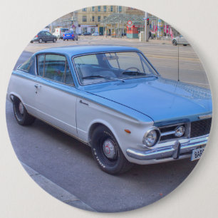 Plymouth Barracuda 6 Inch Round Button