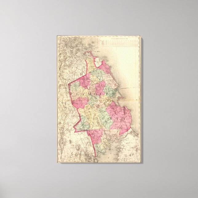 Plymouth County Canvas Print (Front)