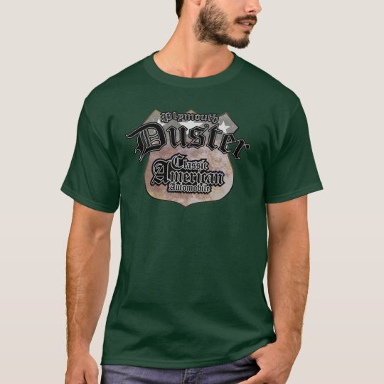 Plymouth Duster Classic - Faded Hues Rte 66 Sign T-Shirt