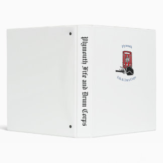 Plymouth Fife and Drum Corps 1" 3-Ring Binder