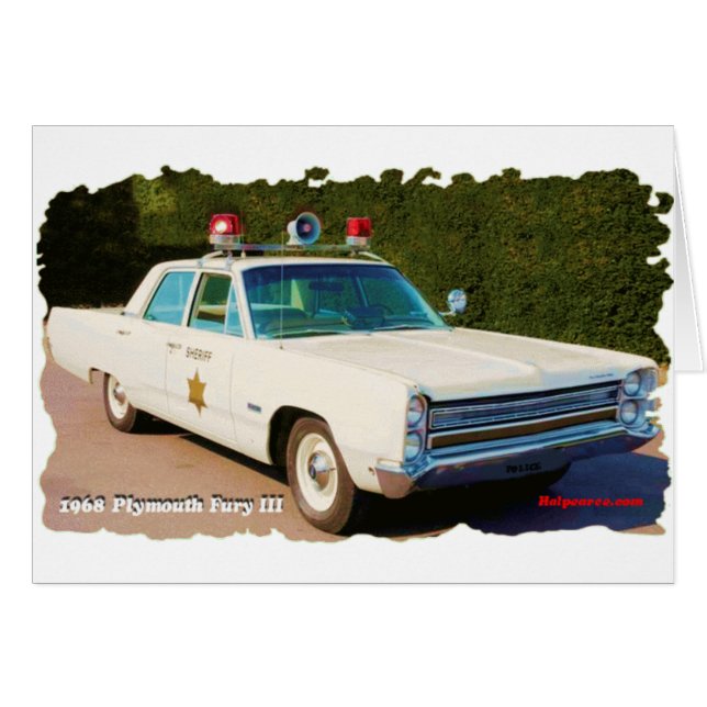 Plymouth Fury III 1968 (Devant horizontal)