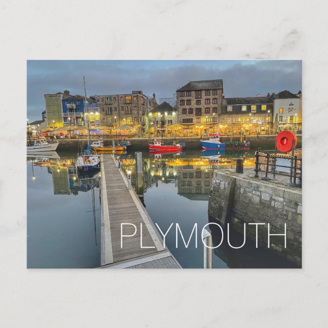 Plymouth Holiday Postcard (Front)