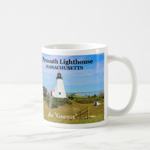 Plymouth Lighthouse, the Gurnet, Massachusetts Mug