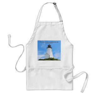 Plymouth Lighthouse, "the Gurnet" Massachusetts Standard Apron