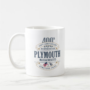 Plymouth, Massachusetts 400e anniversaire Mug