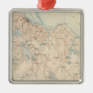 Plymouth, Massachusetts Metal Ornament