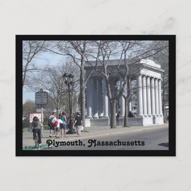 Plymouth, Massachusetts Postcard (Front)