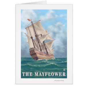 Plymouth, MassachusettsVue du Mayflower