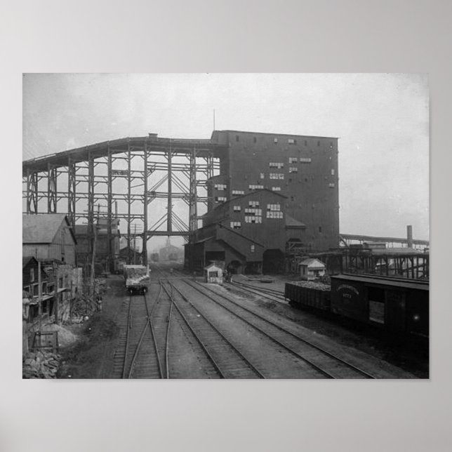Plymouth Pa. Coal Breaker Poster (Front)