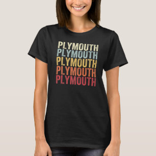 Plymouth Pennsylvania Plymouth PA Retro Vintage Te T-Shirt