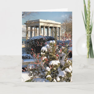 Plymouth Rock Canopy in January Holiday Card