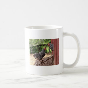 Plymouth Rock Hens Coffee Mug