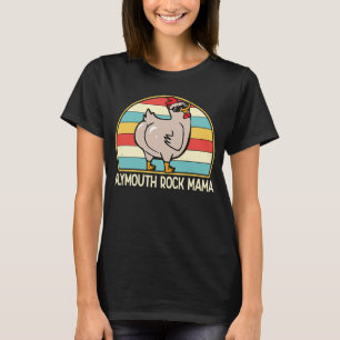 Plymouth Rock Mama Cute Chicken Mama Farmer Women T-Shirt