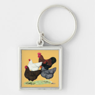 Plymouth Rock Quartet Keychain