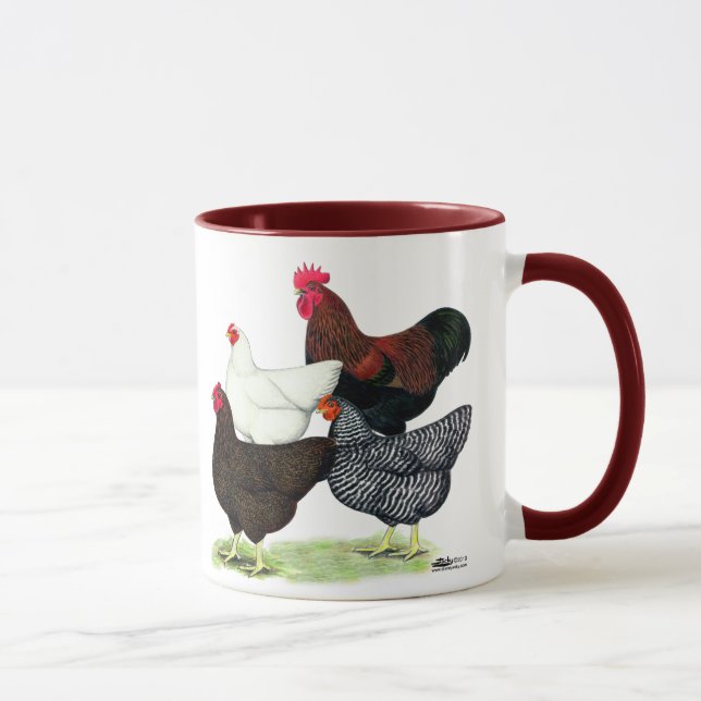 Plymouth Rock Quartet Mug (Right)