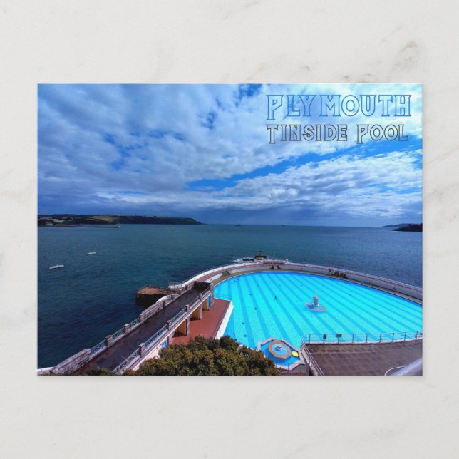 Plymouth - Tinside Pool Postcard (Front)