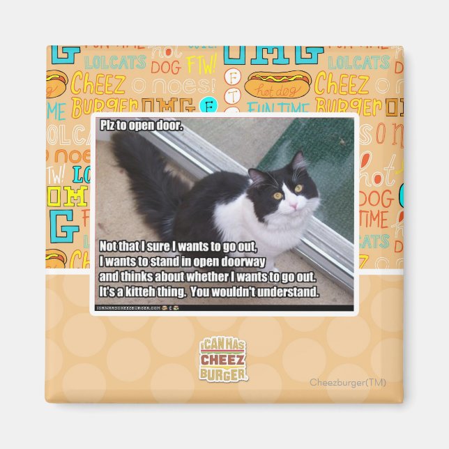 Plz to open door magnet (Front)