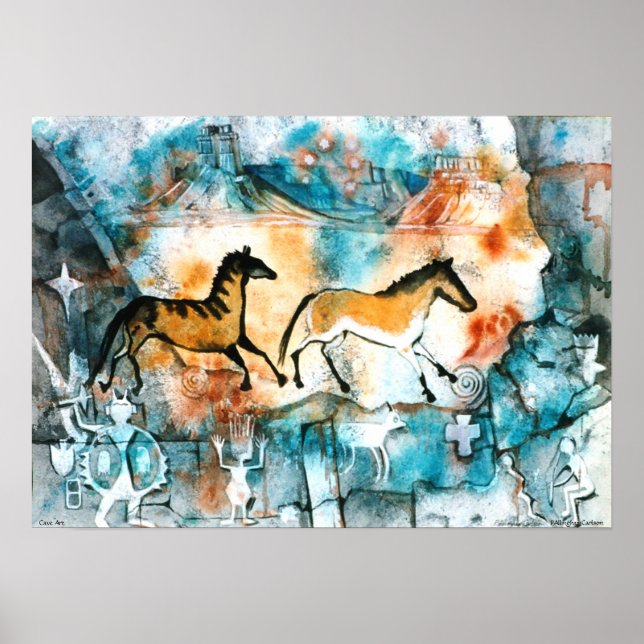 PMACarlson  Cave Art Poster (Front)