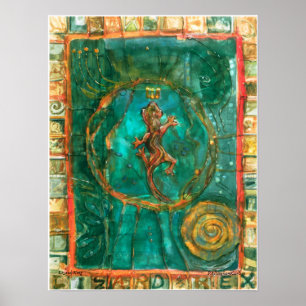 PMACarlson Lizard King Poster