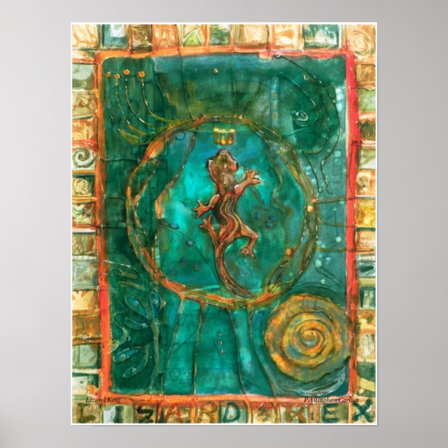PMACarlson Lizard King Poster (Front)