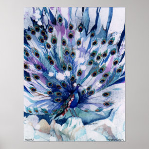 PMACarlson Peacock I Poster