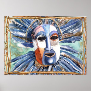 PMACarlson Rain Mask Poster