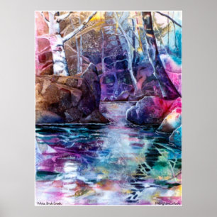 PMACarlson White Birch Creek Poster